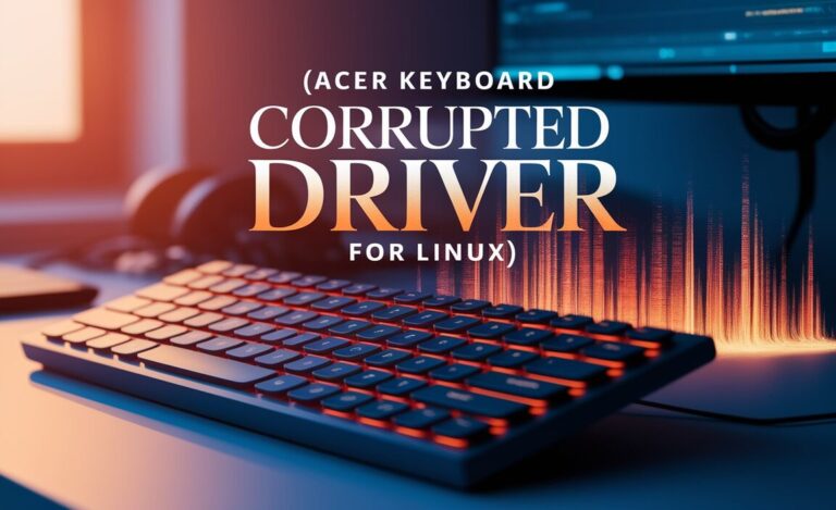 Acer Keyboard Corrupted Driver For Linux