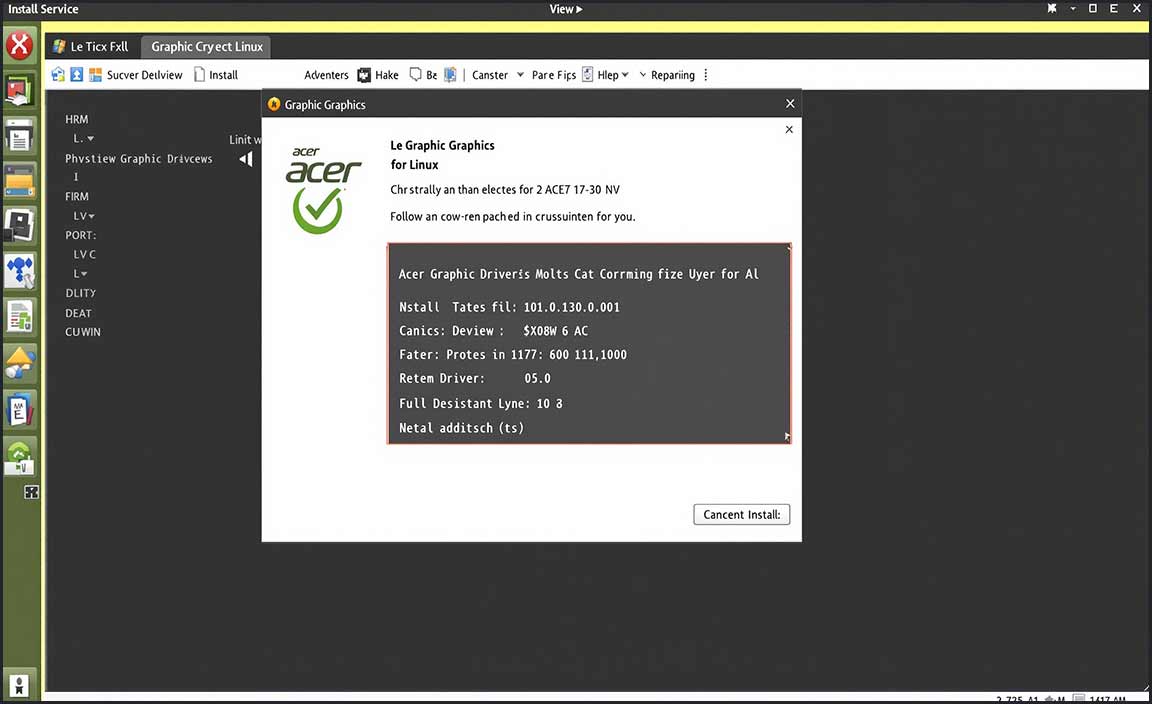 Installation Process for Acer Graphics Drivers on Linux