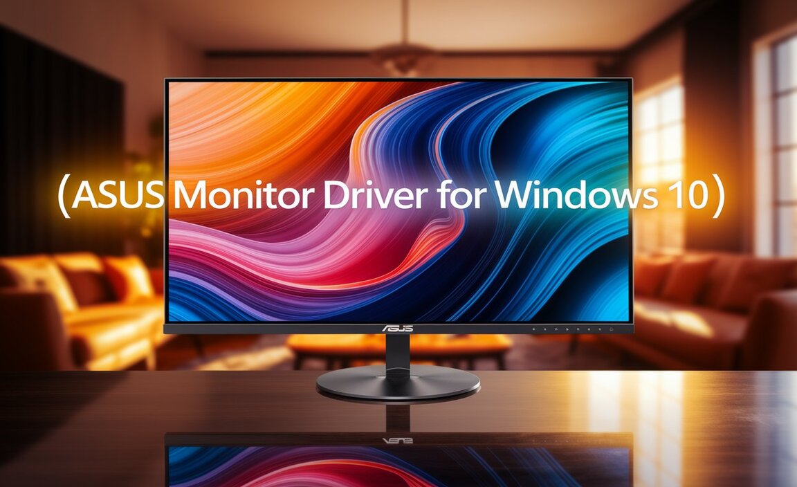Updating Asus Monitor Drivers Manually