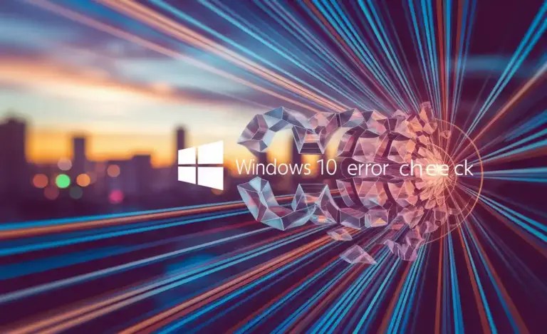 Windows 10 Error Check