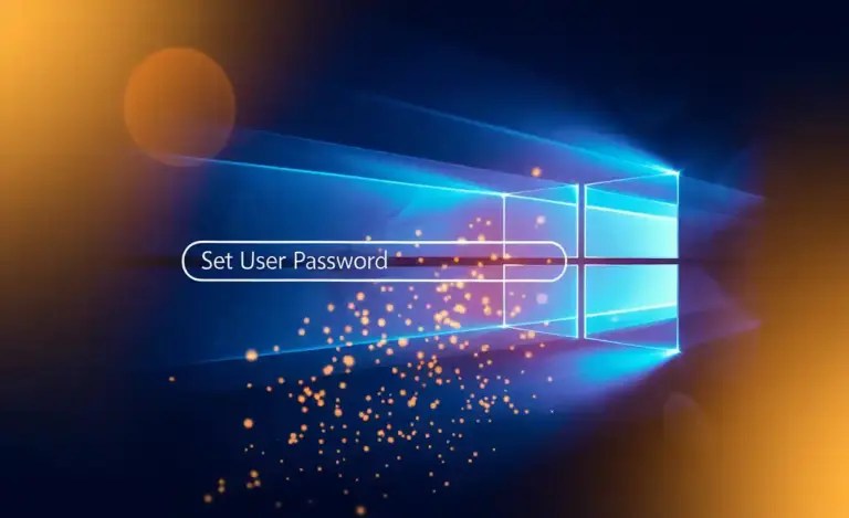 Windows 10 Set User Password
