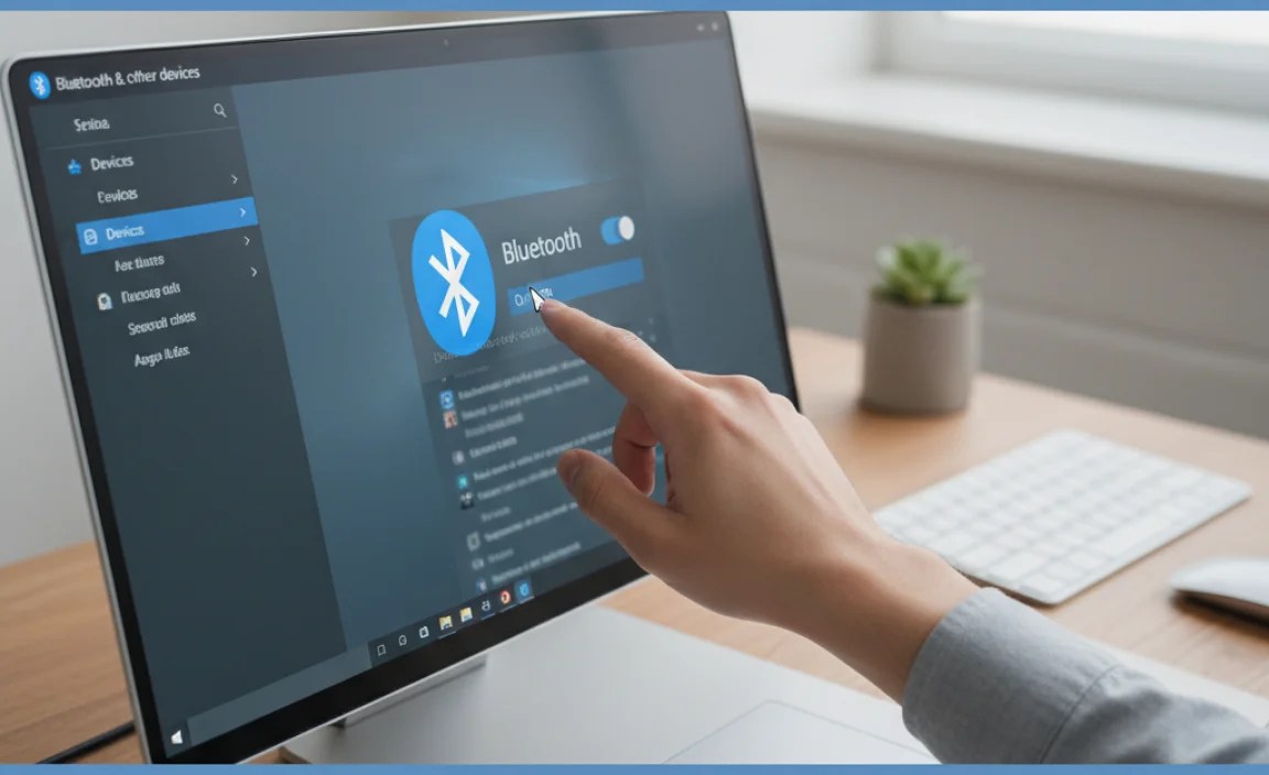 Accessing Bluetooth Settings on Windows 10