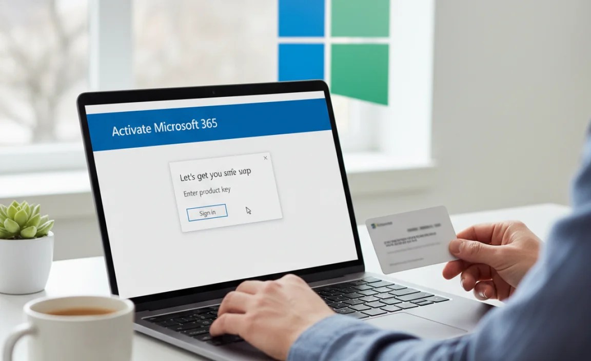Activating Microsoft Word on Windows 11