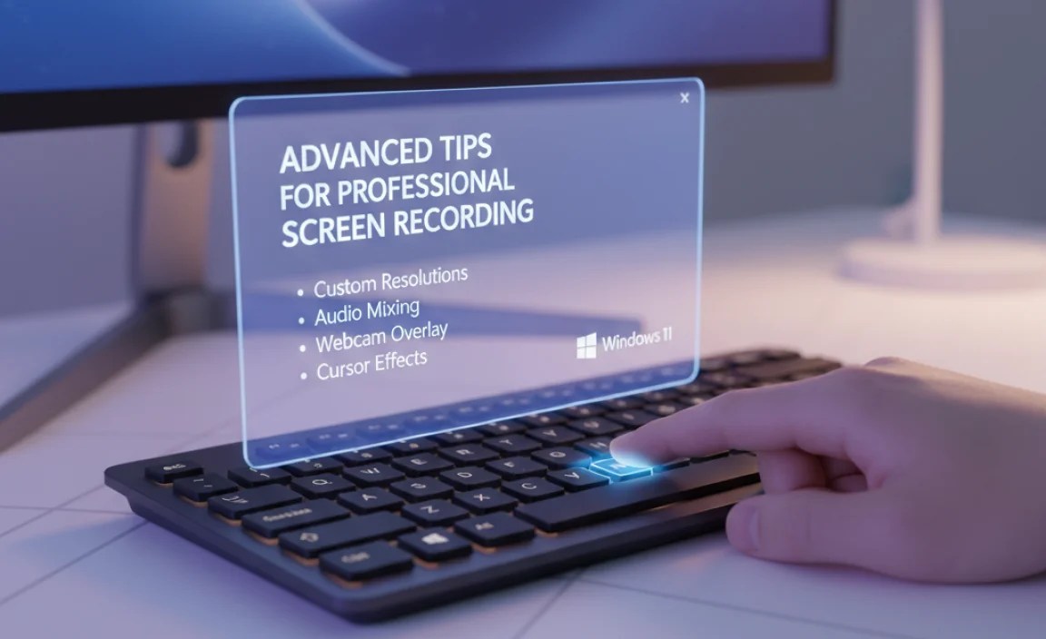 Advanced Tips for Professional Screen Recording