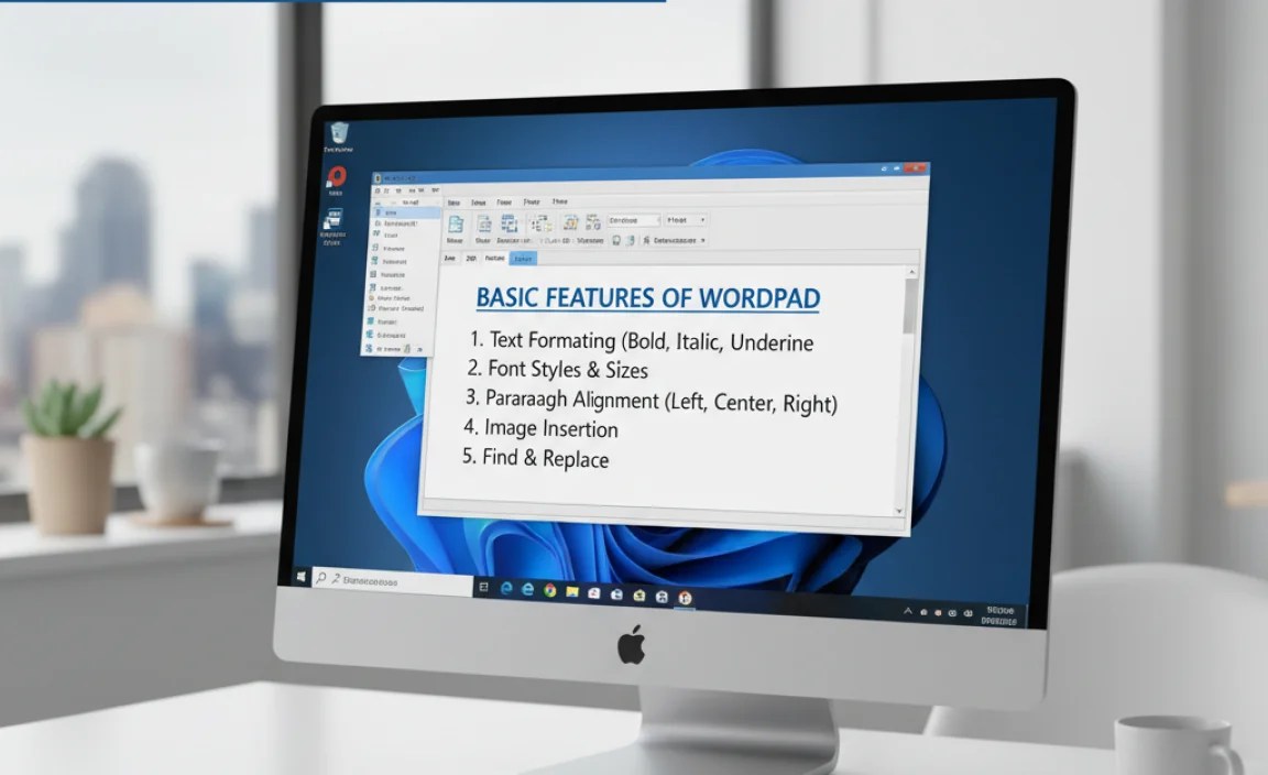 Basic Features of WordPad
