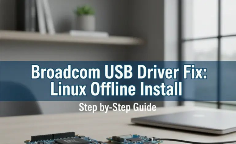 Broadcom USB Driver Fix: Linux Offline Install