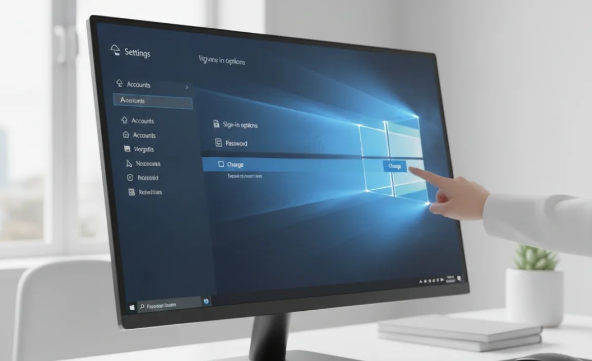 Changing Password via Settings