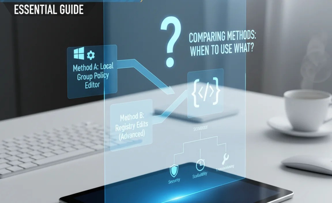 Comparing Methods: When to Use What?