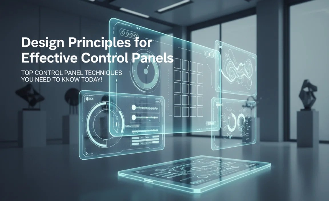 Design Principles for Effective Control Panels