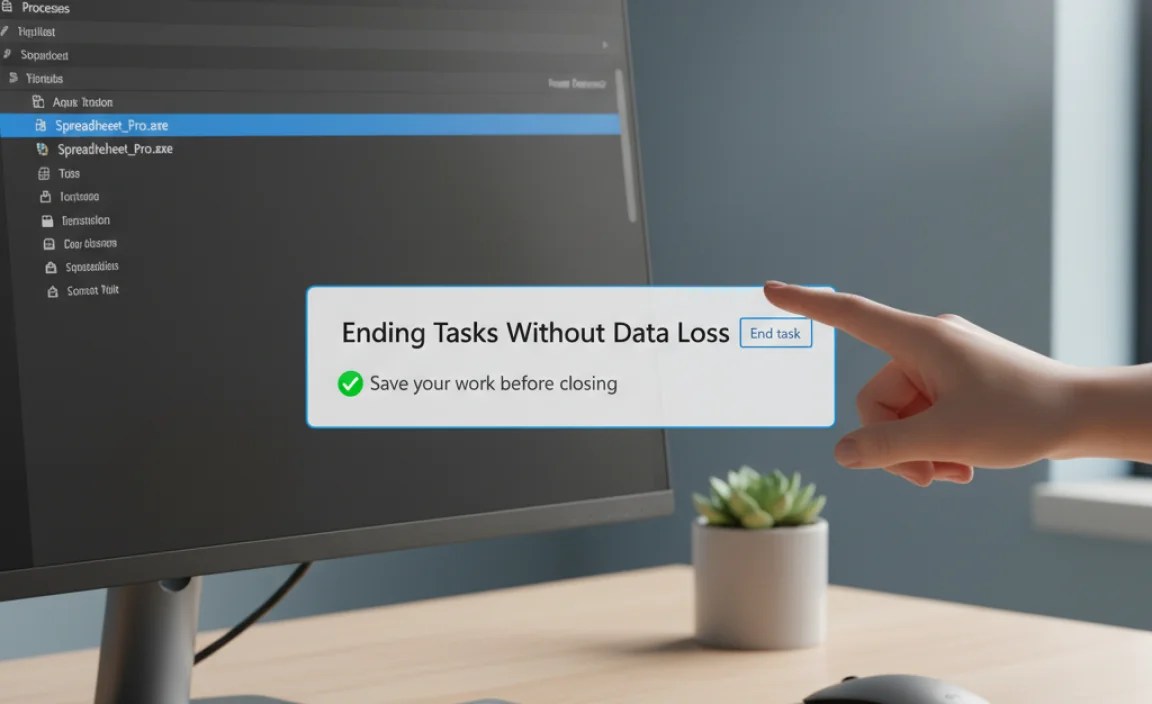 Ending Tasks Without Data Loss