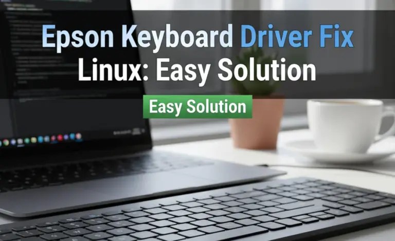 Epson Keyboard Driver Fix Linux: Easy Solution