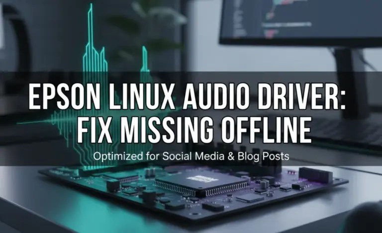 Epson Linux Audio Driver: Fix Missing Offline