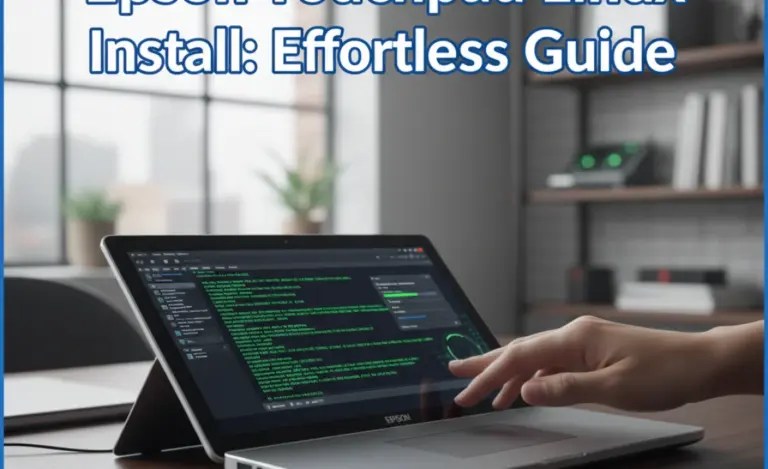 Epson Touchpad Linux Install: Effortless Guide