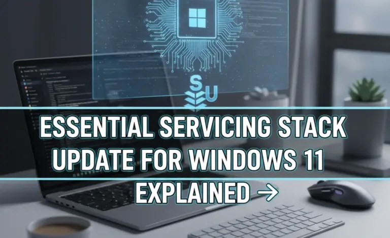 Essential Servicing Stack Update For Windows 11 Explained
