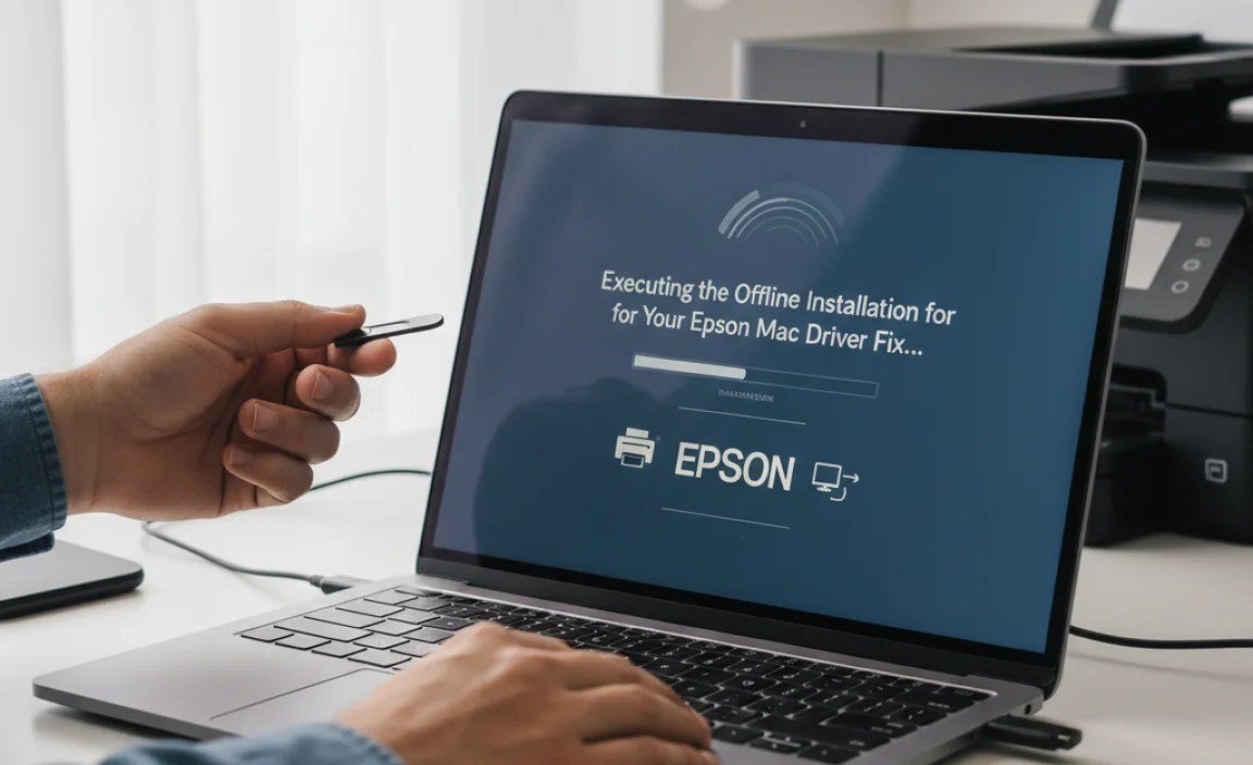 Executing the Offline Installation for Your Epson Mac Driver Fix
