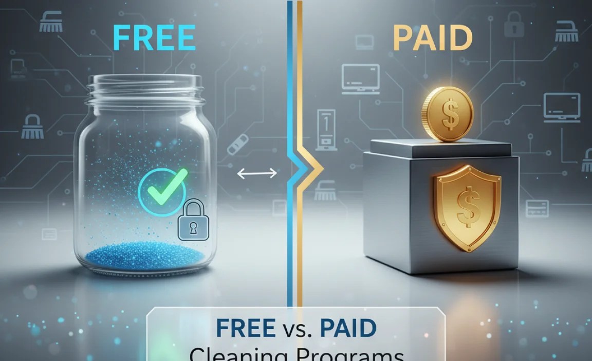 Free vs. Paid Cleaning Programs