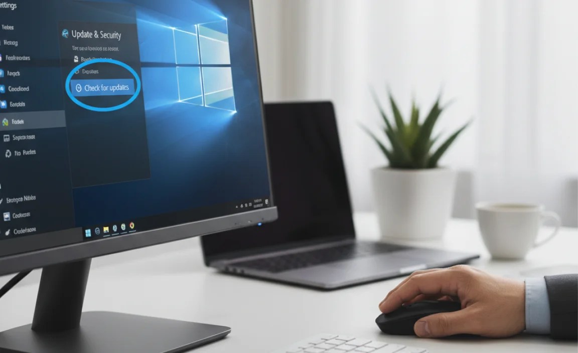 How to Manually Check for Updates