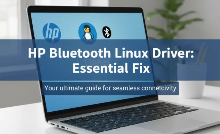 HP Bluetooth Linux Driver: Essential Fix