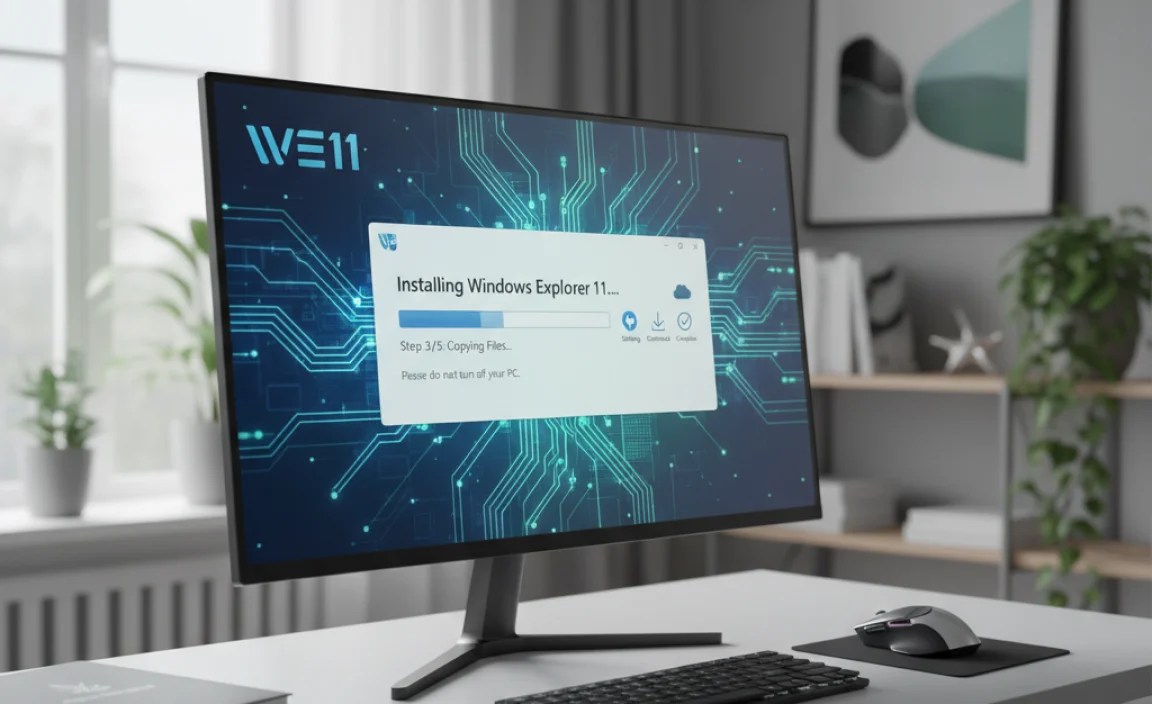 Installation Process for Windows Explorer 11