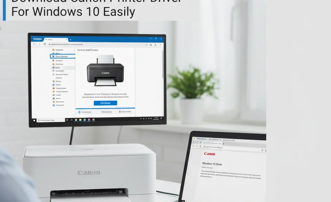 Installing Canon Printer Drivers on Windows 10