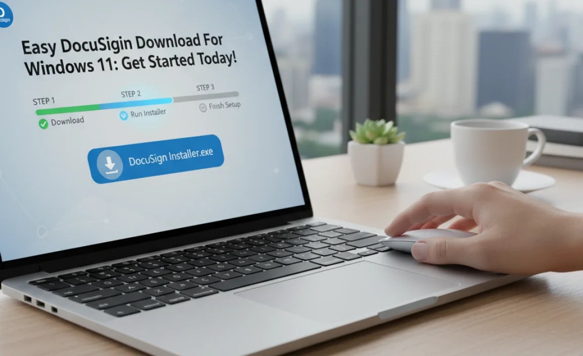 Installing DocuSign on Windows 11