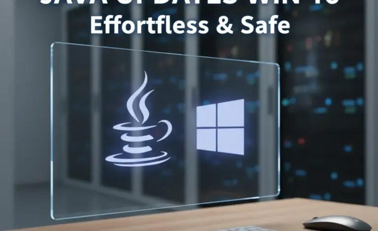 Java Updates Win 10: Effortless & Safe