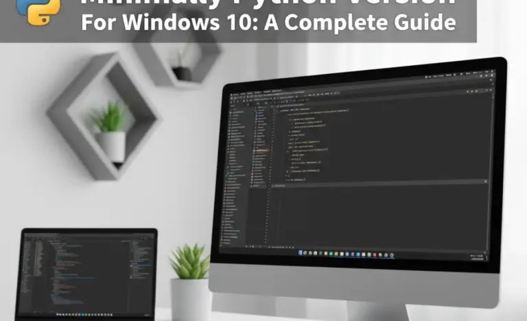 Minimally Python Version For Windows 10: A Complete Guide