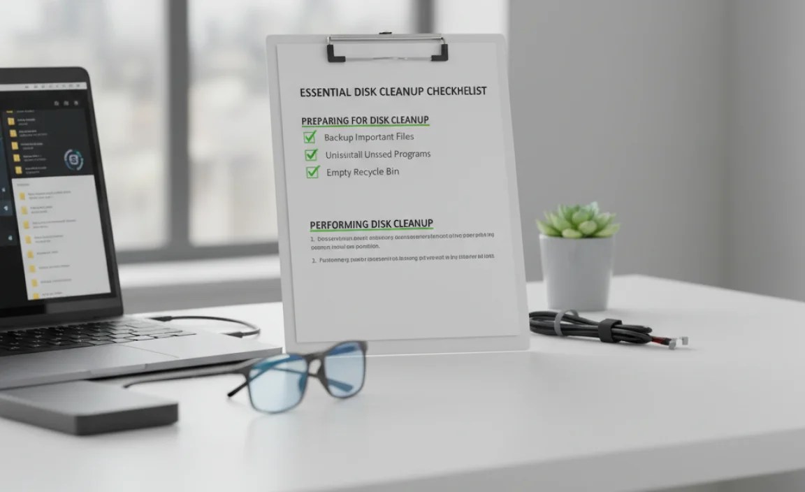 Preparing for Disk Cleanup