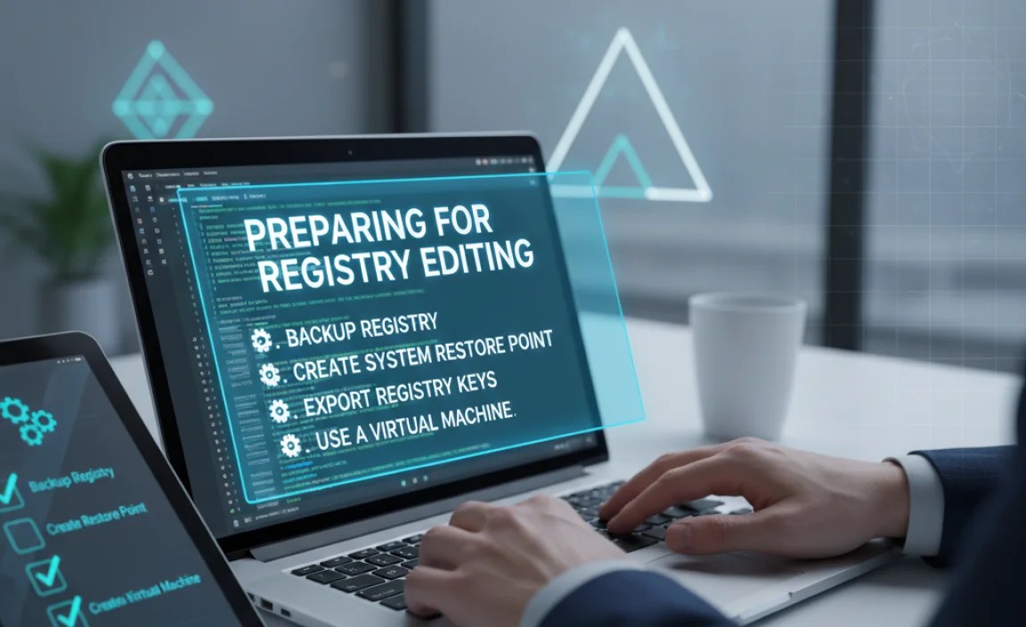 Preparing for Registry Editing