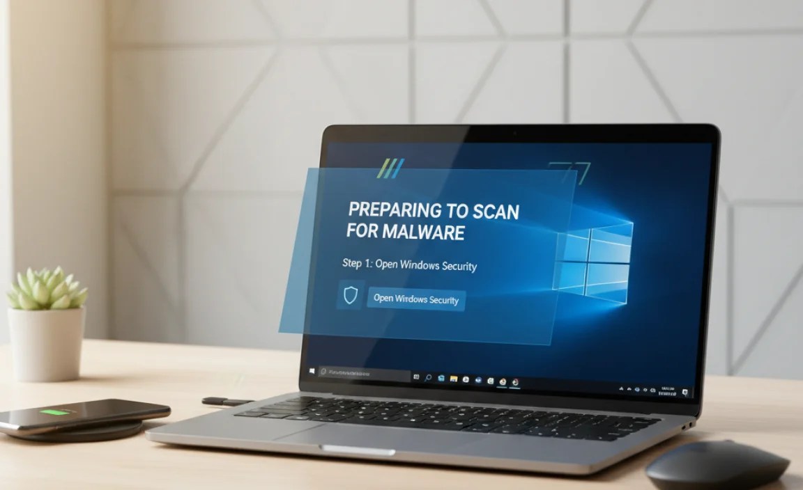 Preparing to Scan for Malware
