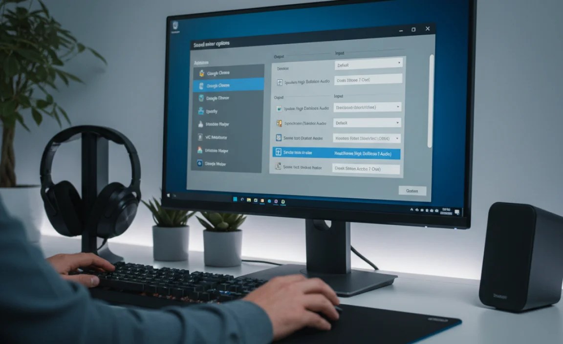 Switching Audio Output for Individual Programs