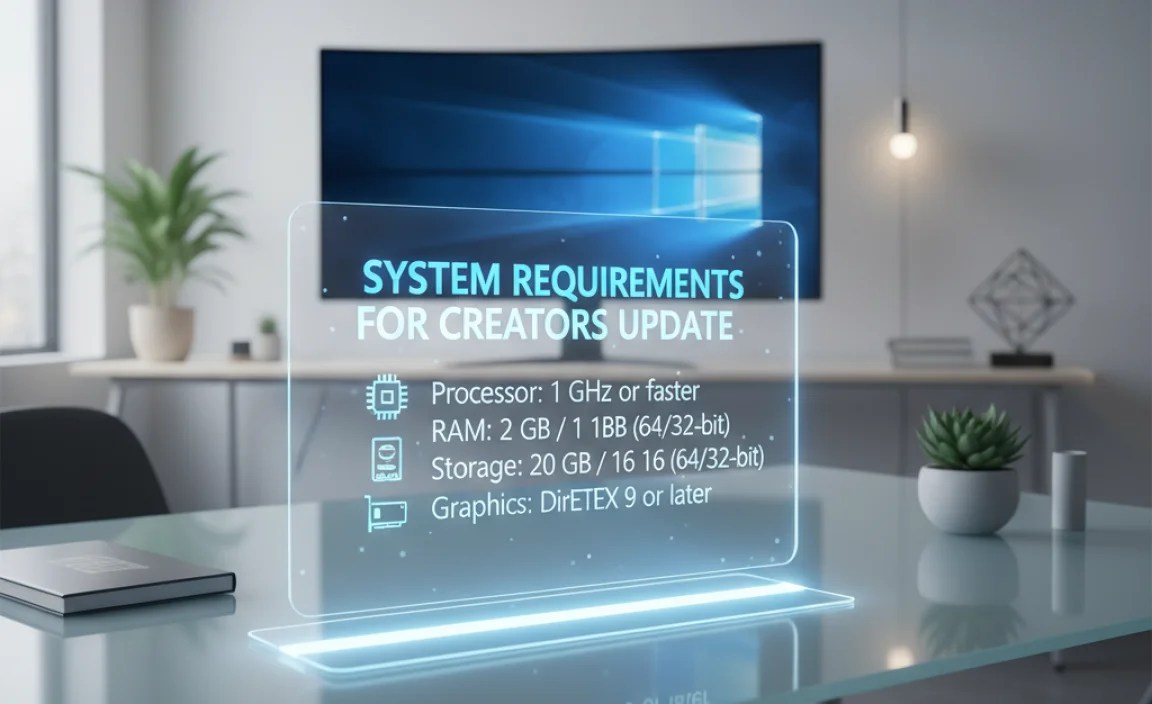 System Requirements for Creators Update