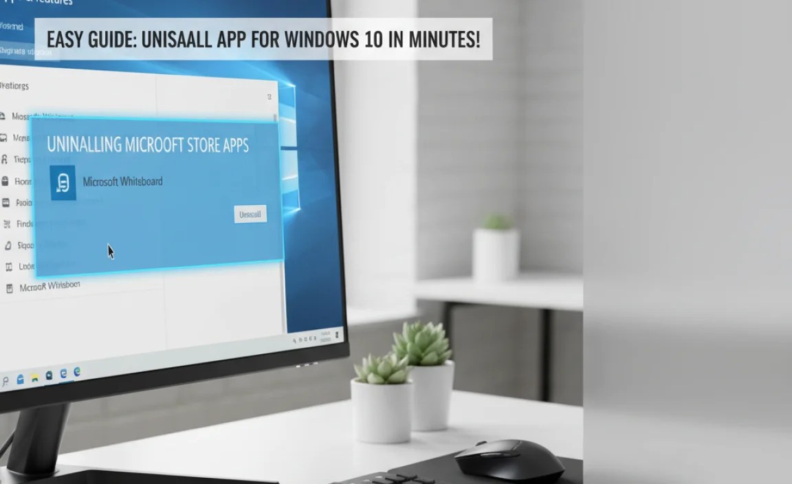Uninstalling Microsoft Store Apps