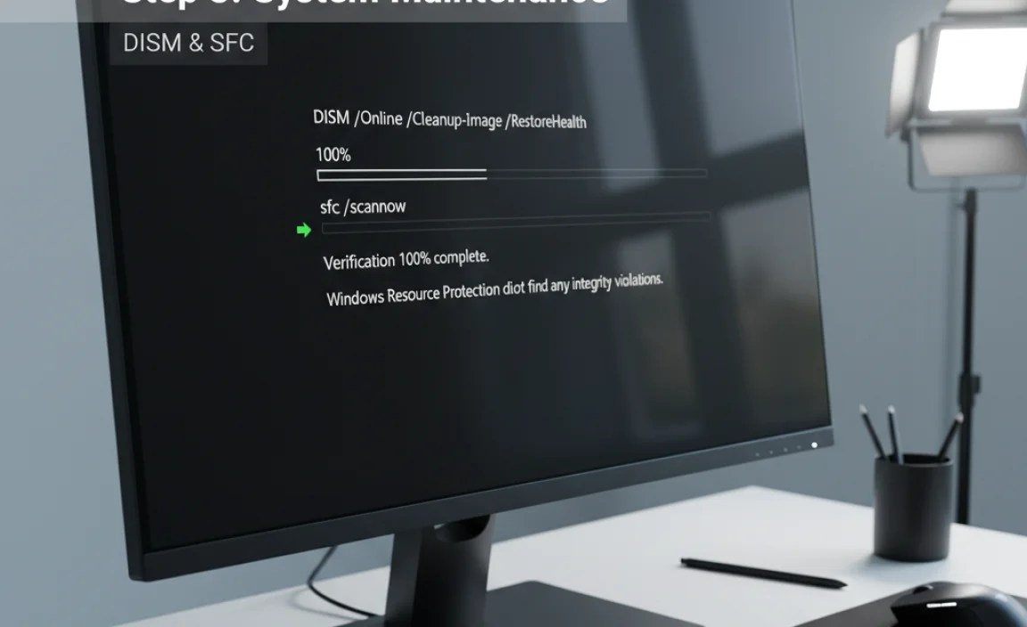 Using Command Prompt for System Maintenance
