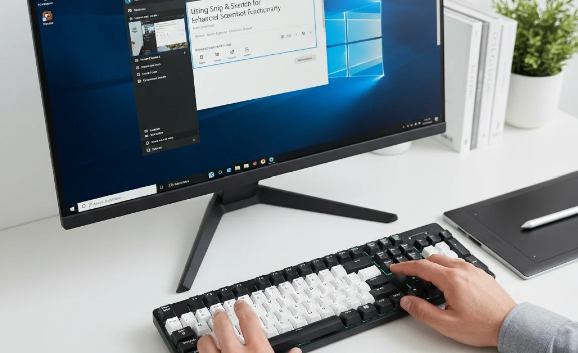 Using Snip & Sketch for Enhanced Screenshot Functionality