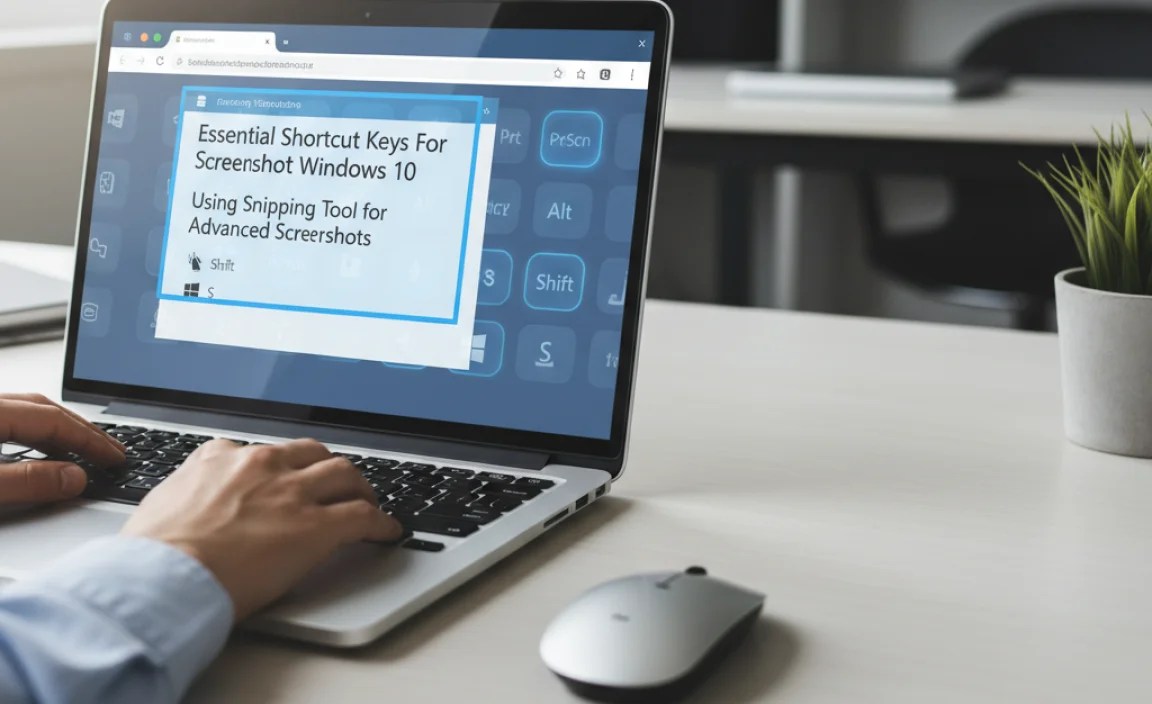Using Snipping Tool for Advanced Screenshots