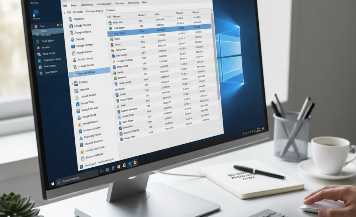 Using Task Manager for Resource Management