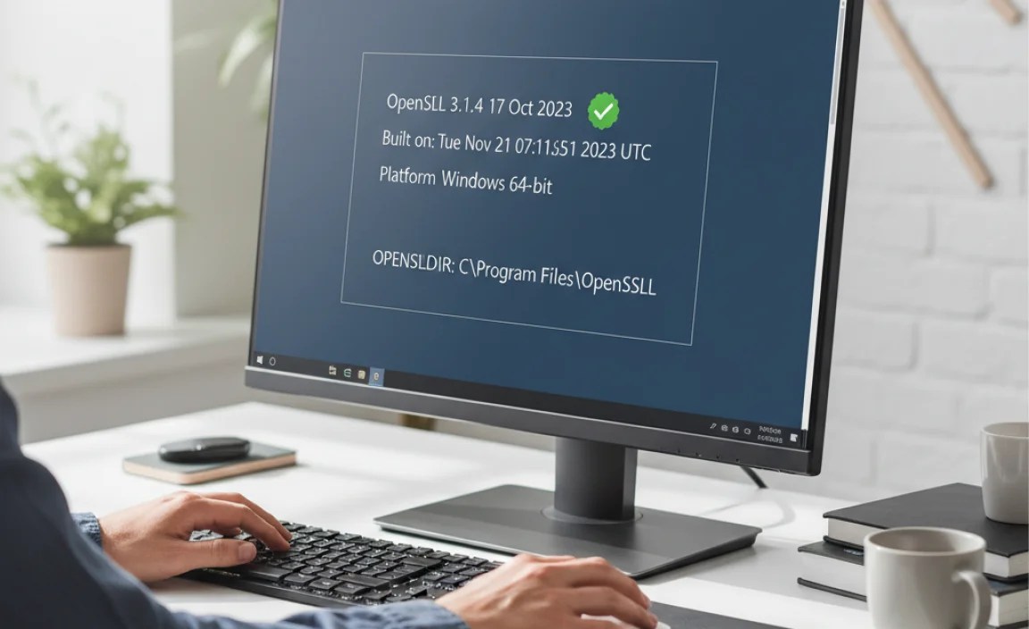 Verifying Your OpenSSL Windows Installation
