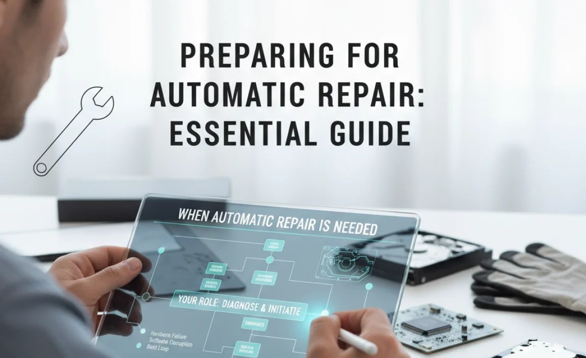 When Automatic Repair is Needed: Your Role