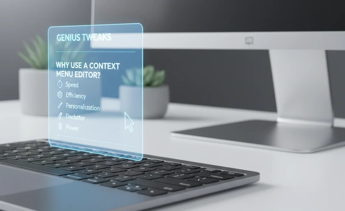 Why Use a Context Menu Editor?