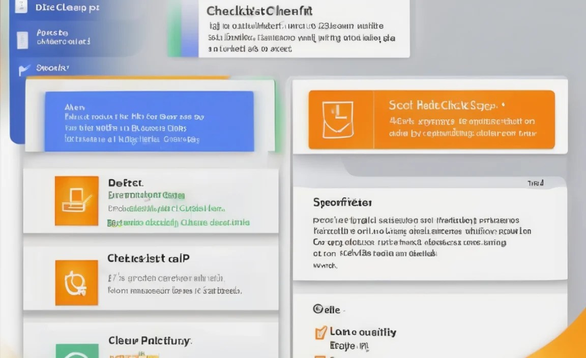 Creating a Disk Cleanup Checklist