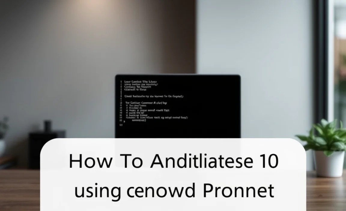 Accessing Command Prompt