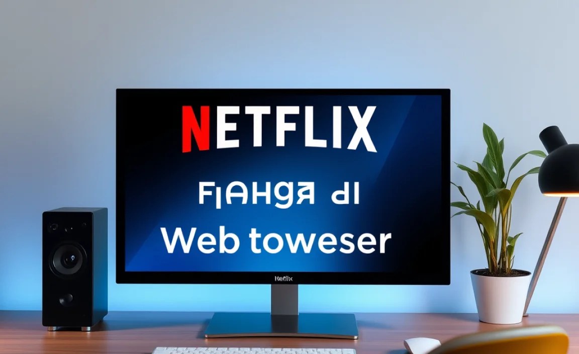 Accessing Netflix through a Web Browser