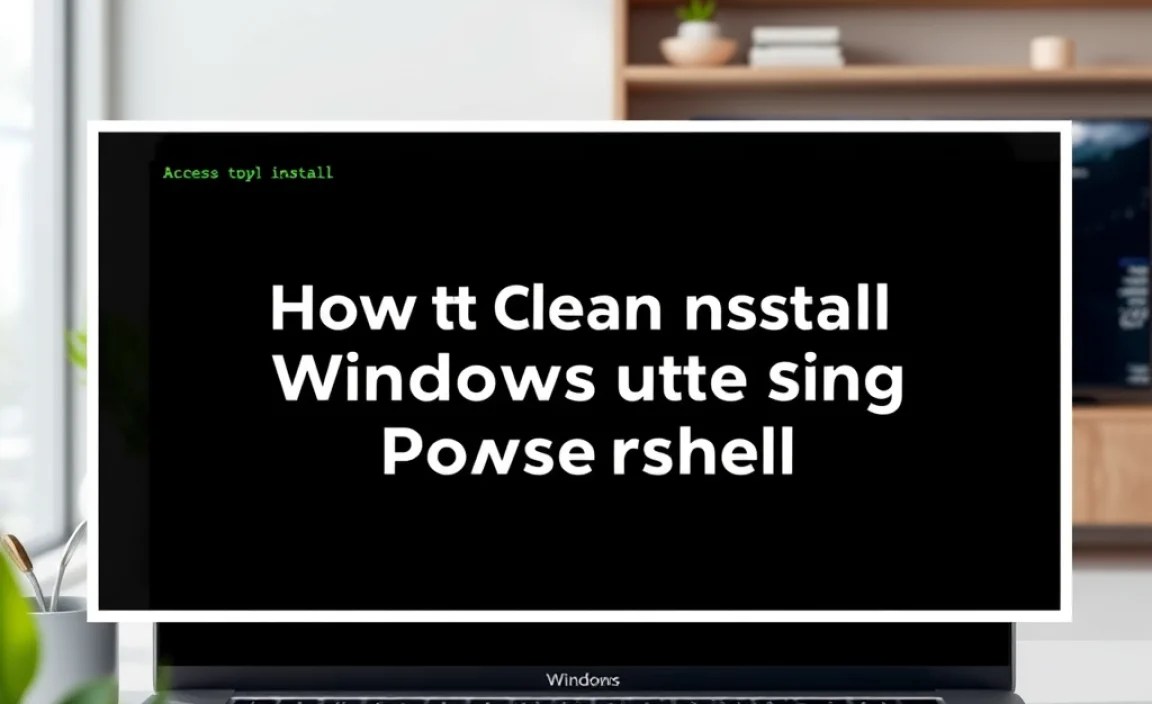 Accessing PowerShell