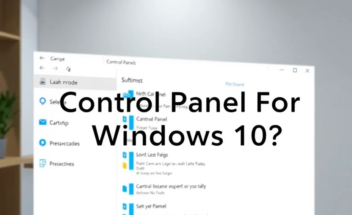 Accessing the Control Panel via Different Methods