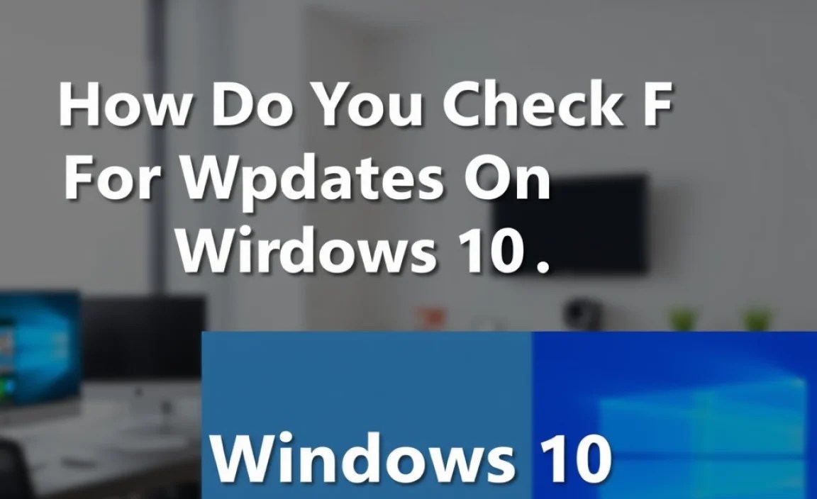 Accessing Windows Update Settings