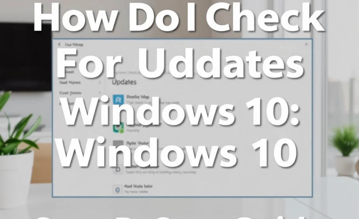 Accessing Windows Update Settings