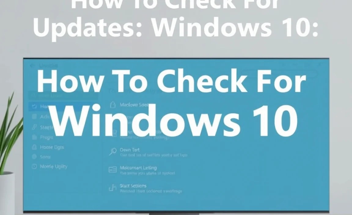 Accessing Windows Update Settings