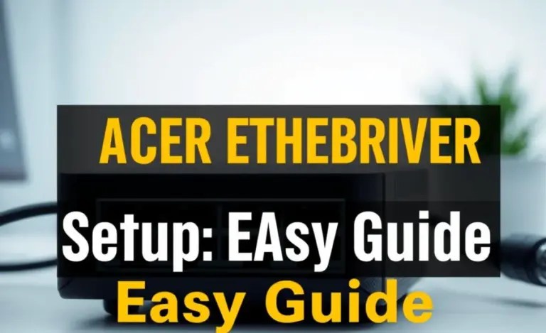Acer Ethernet Driver Setup For Linux: Easy Guide