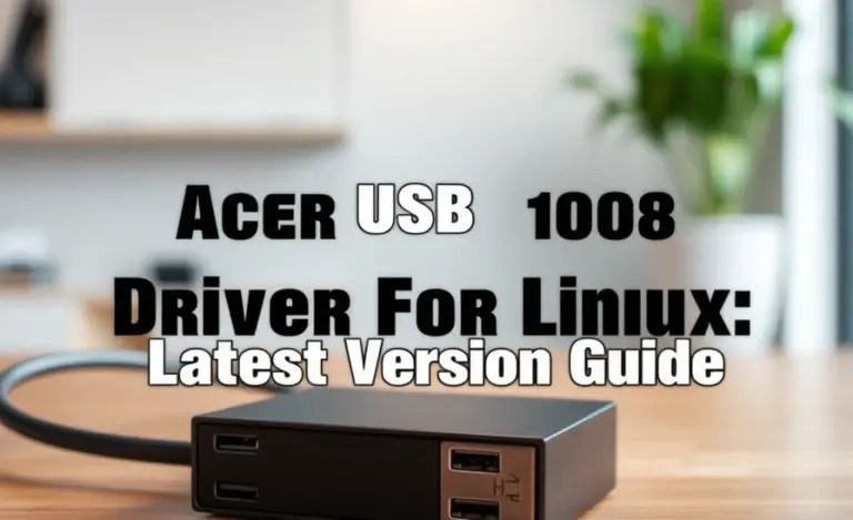 Acer Usb Missing Driver For Linux: Latest Version Guide